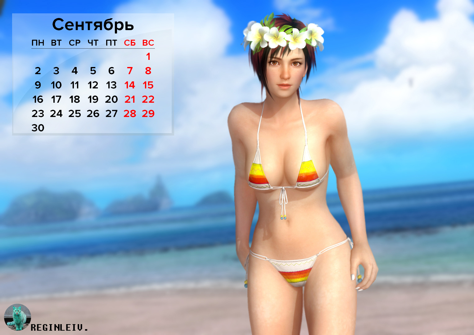 Calendar for adult gamers - NSFW, My, Games, Dead or alive, The calendar, Longpost, Dead Or Alive (game series)