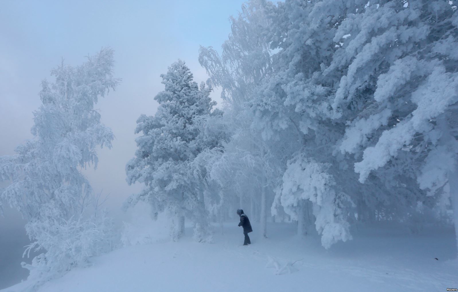 Winter - Yenisei, Krasnoyarsk, Winter, Snow