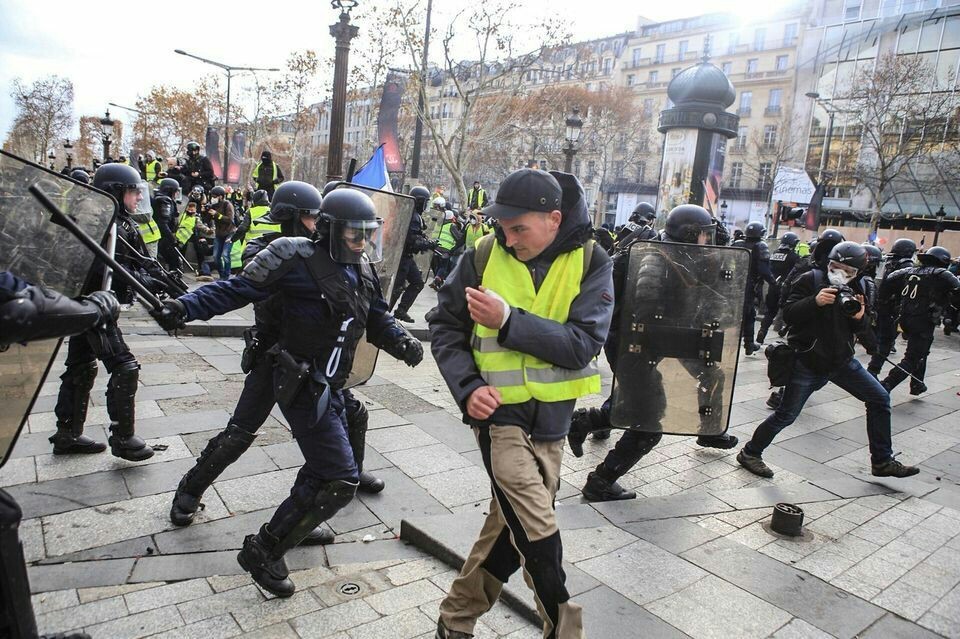 France today - France, Paris, Protest actions, Politics, Longpost, Negative