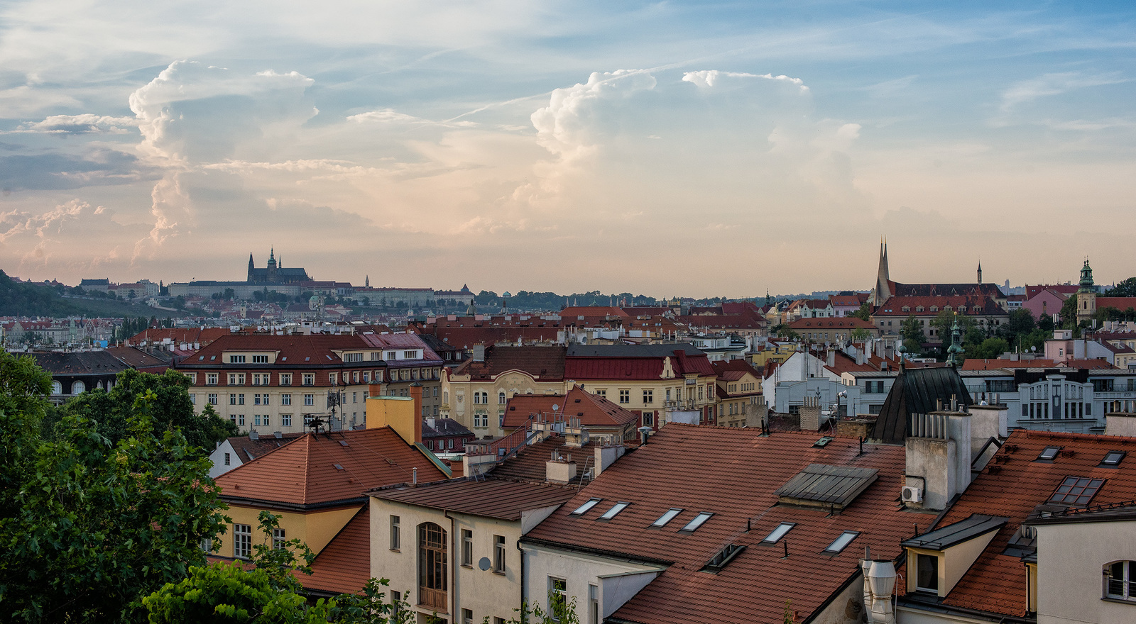 Roofs of Prague, just a note - My, Architecture, The photo, Prague, Czech, Roof, Nikon, Dslr