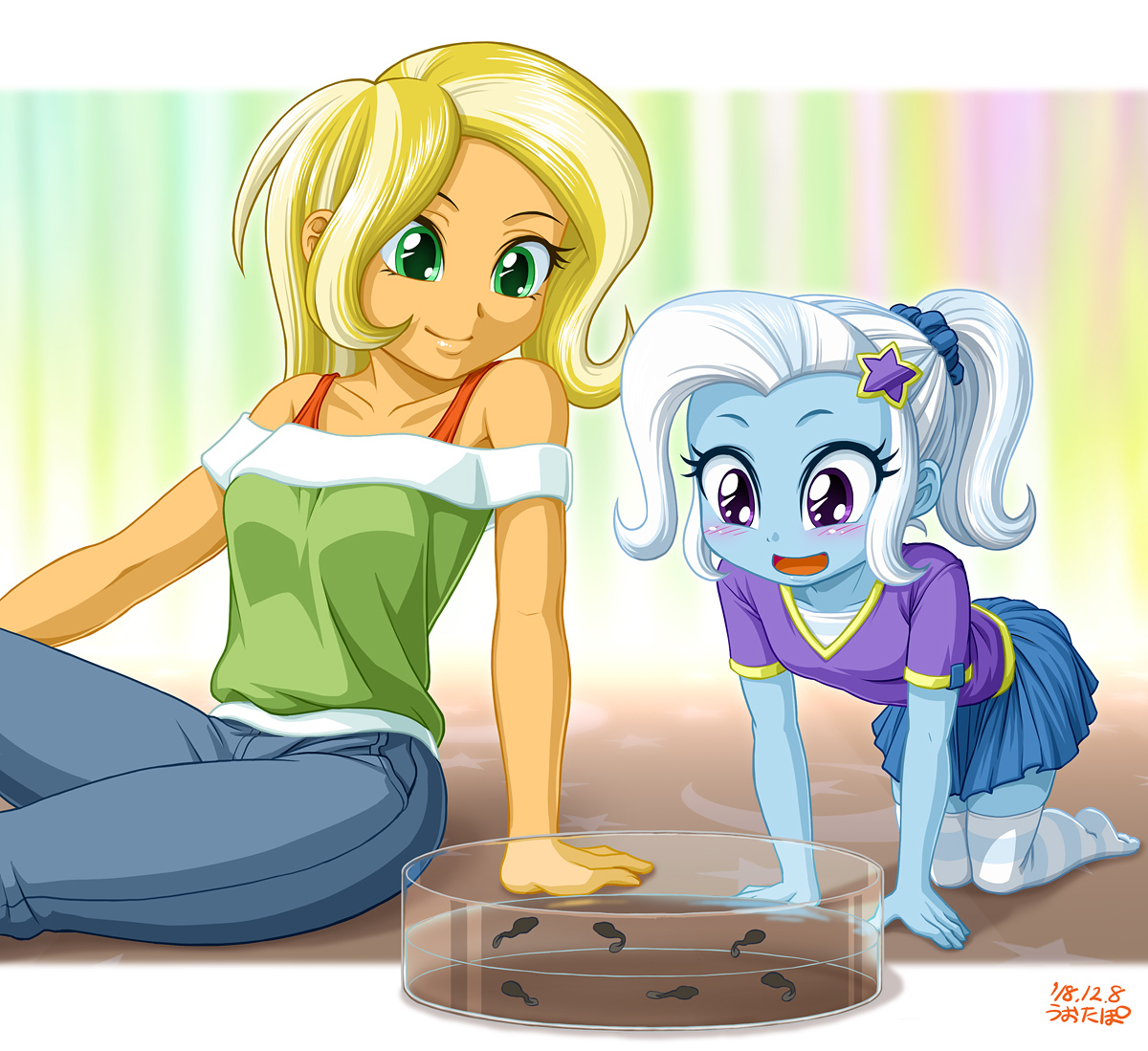 How to raise tadpoles - My Little Pony, Equestria Girls, Spectacle, Trixie, Uotapo