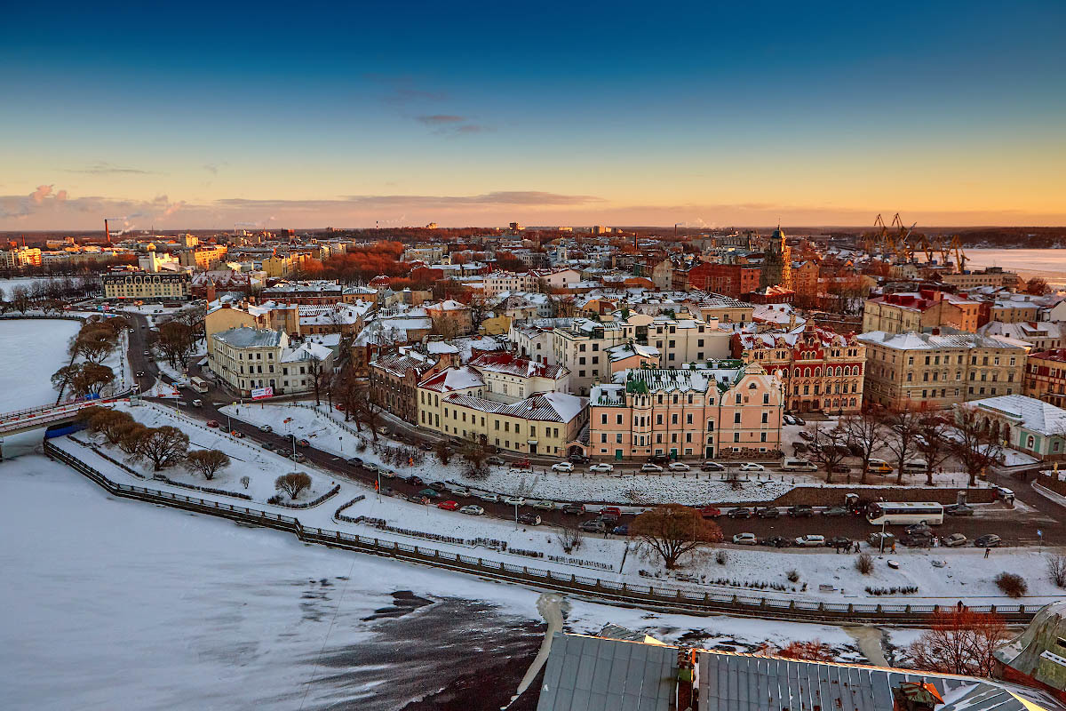 Winter Vyborg - My, Travels, Vyborg, Winter, Museum, Town, Longpost, The photo