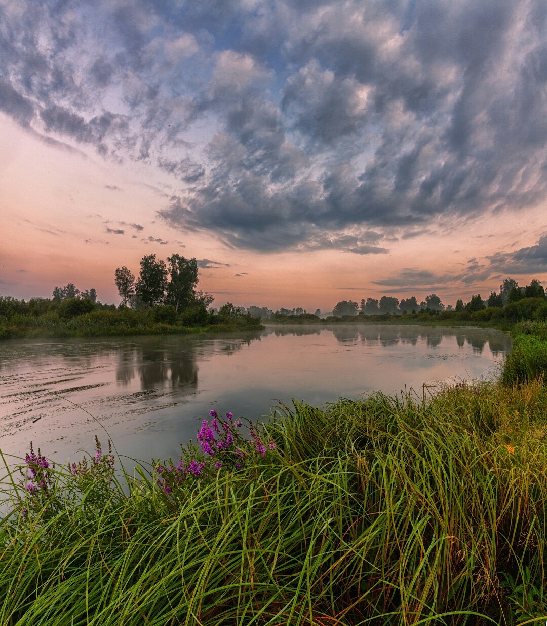 In the morning before dawn - My, Miass River, Southern Urals, Landscape, Summer, Chelyabinsk region, Longpost