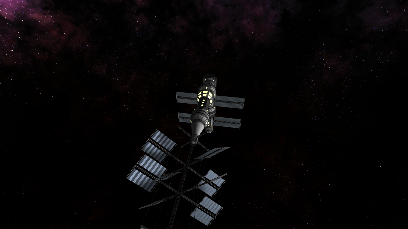 ISS part 2 - My, Picture from KSP, Ksp_mods, Kerbal space program, Kcehom, Longpost