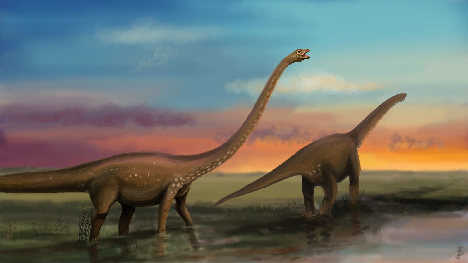 Dinosaurs (illustration). - My, Paleontology, Dinosaurs, Yaroslav Popov, The science, Noosphere Studio, Longpost