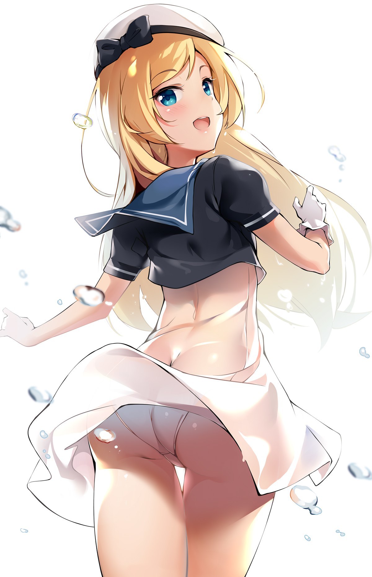 Jervis - NSFW, Kantai collection, Jervis, Etty, Underpants, Anime art, Anime, Art