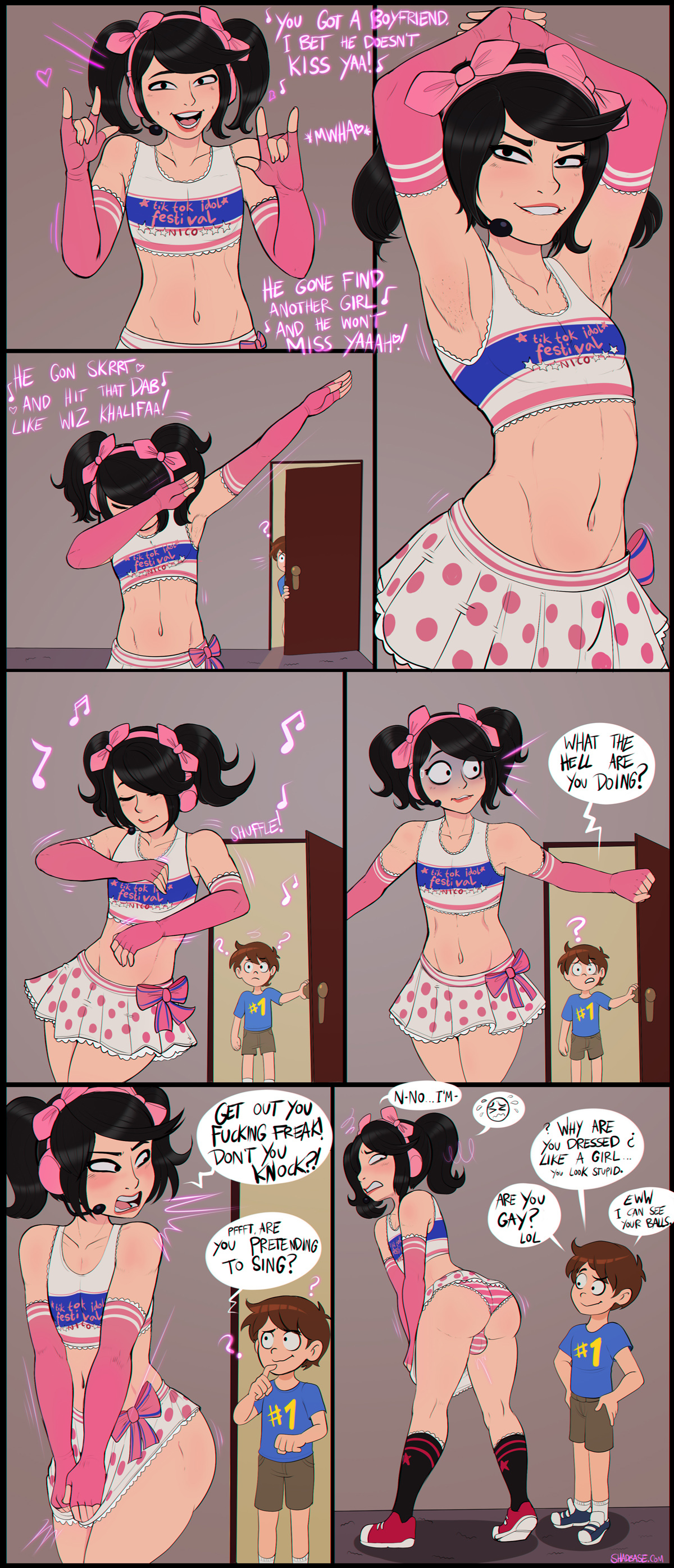 HIT OR MISS ME WITH THAT GAY SHIT PAGE 2 - NSFW, Shadman, Shadbase, Comics, Longpost, Its a trap!