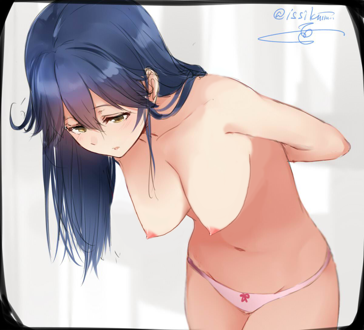 Ushio - NSFW, Kantai collection, Ushio, , Anime art, Anime, Art, Breast