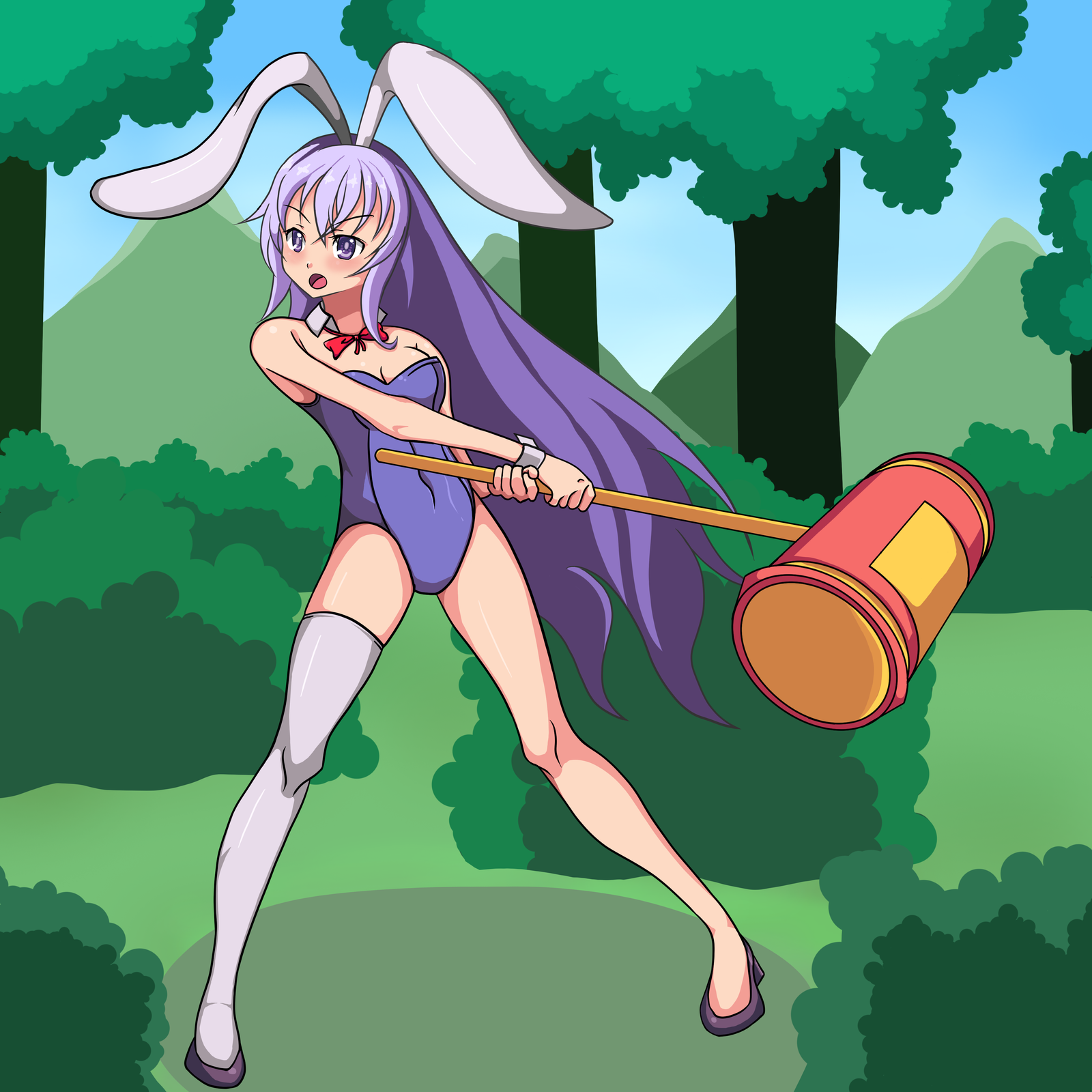 Erina from the game Rabi-Ribi. - Anime, My, Anime art