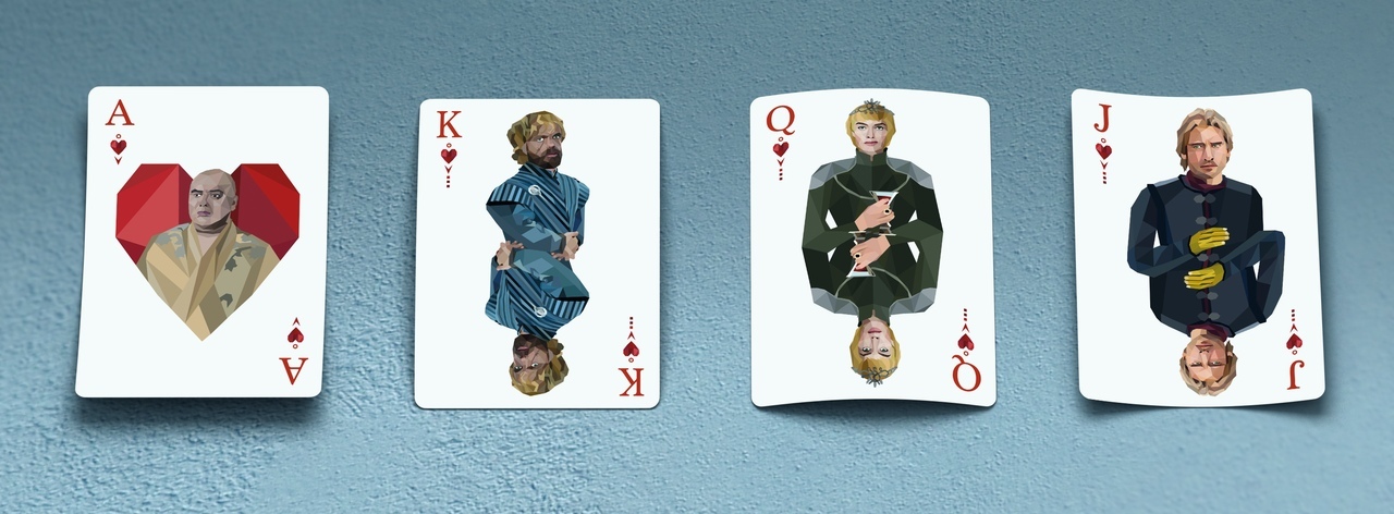 Looking forward to the new season... - Game of Thrones, Longpost, Playing cards, Design