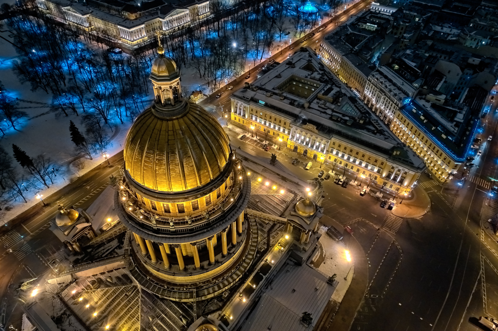 Saint Isaac's Cathedral - My, Saint Petersburg, Saint Isaac's Cathedral, Aerial photography, Lomonosov bridge, Longpost, The photo