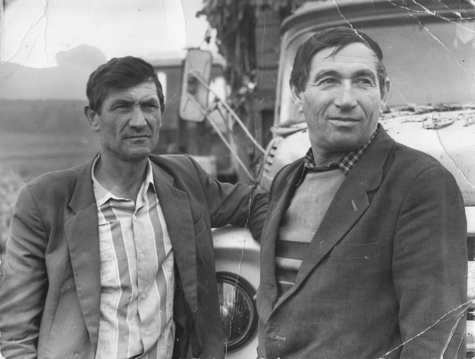 Chauffeurs. - My, Old photo, The photo, the USSR