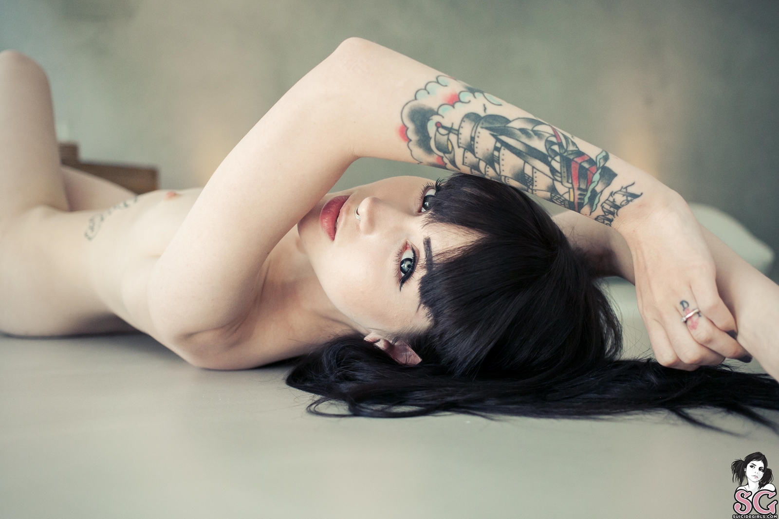 SG Arwen - NSFW, Sg Arwen, Suicide girls, Beautiful girl, Boobs, Booty, Longpost, Breast, Tattoo, Nudity