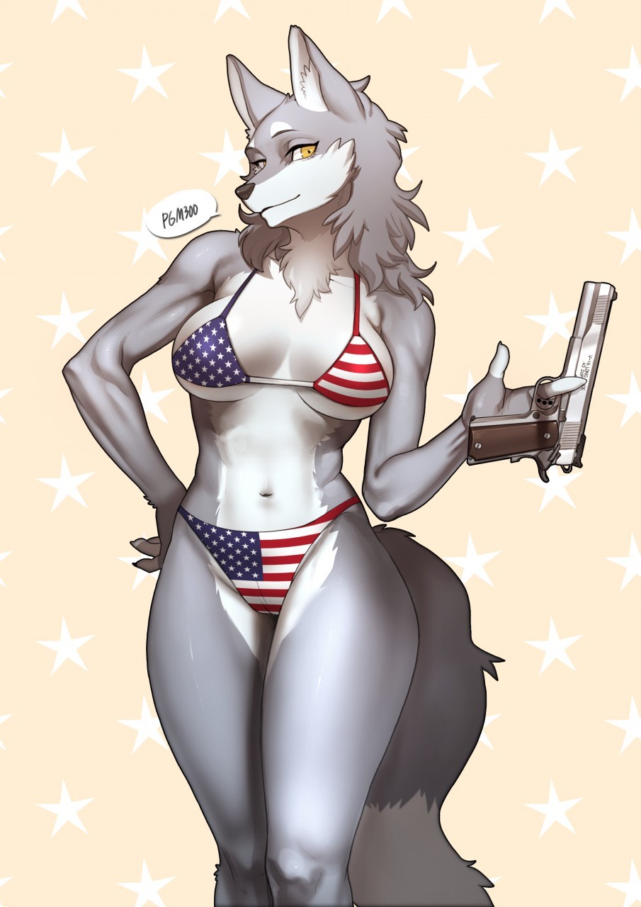 SFA V16 - NSFW, Furry, Pistols, Swimsuit, Furry art, Pgm300, Furotica