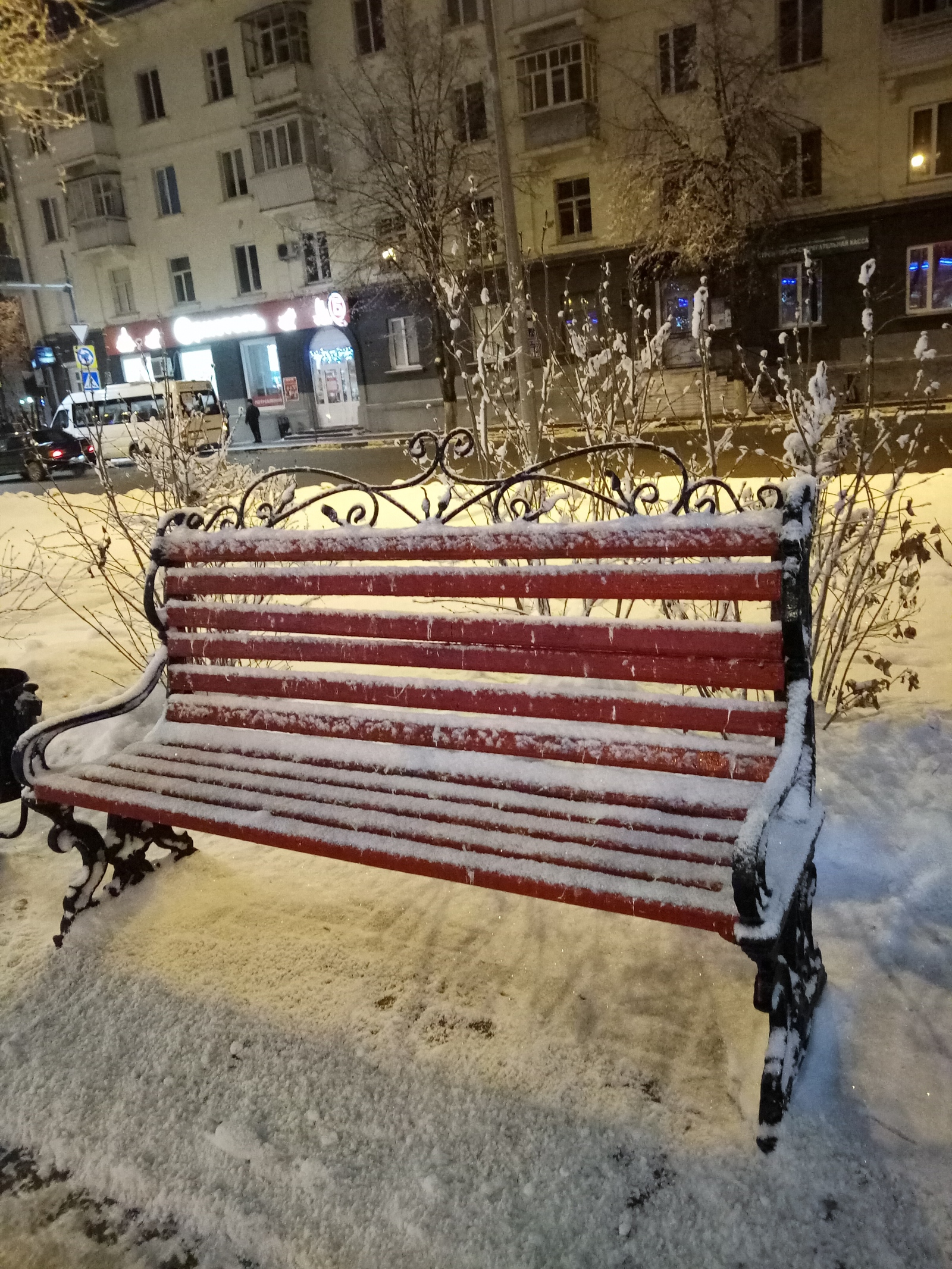 Утро в городе У... - Моё, Ульяновск, Город, Утро, Новый Год, Длиннопост