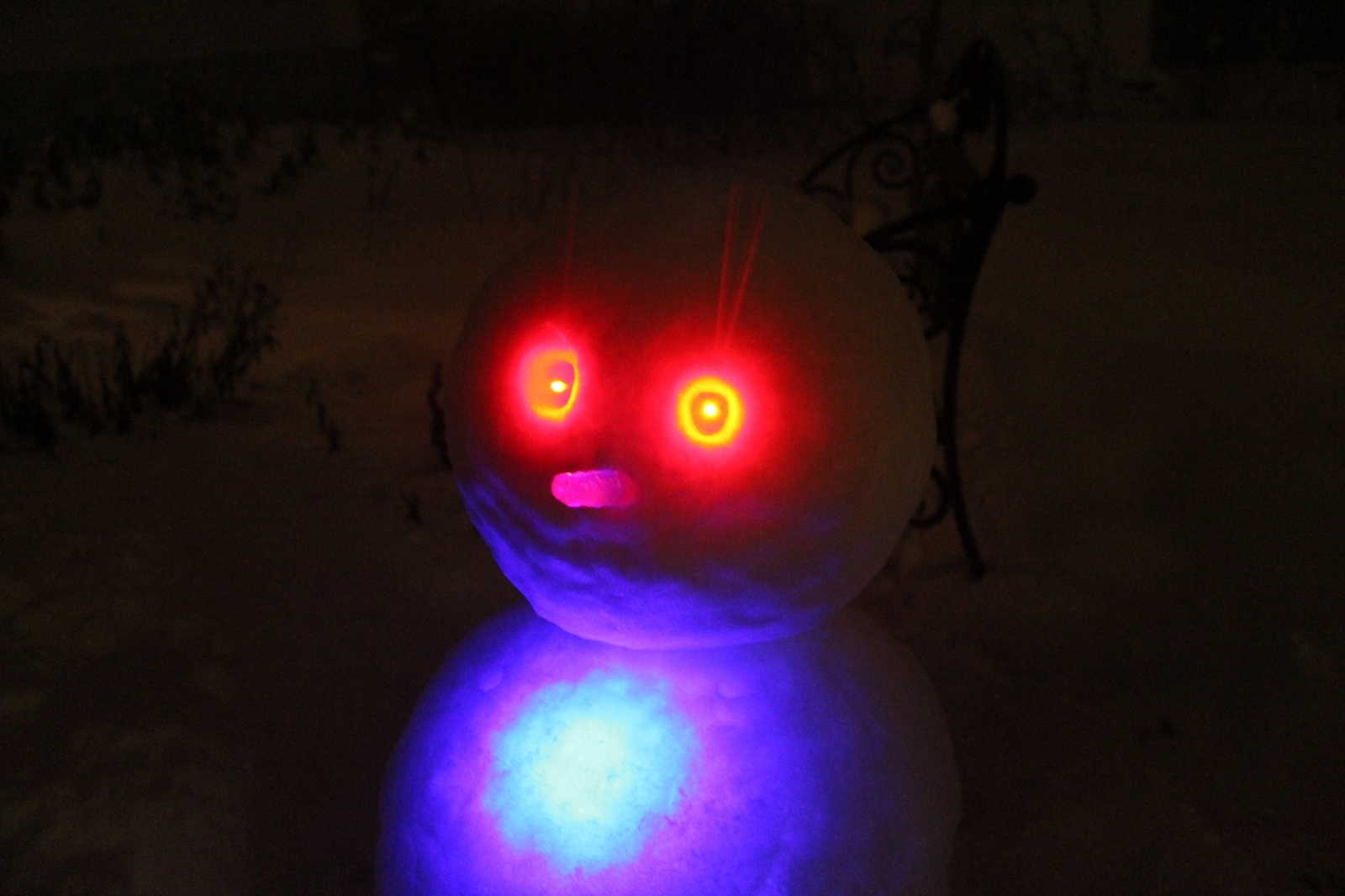 snowman - snowman, LEDs