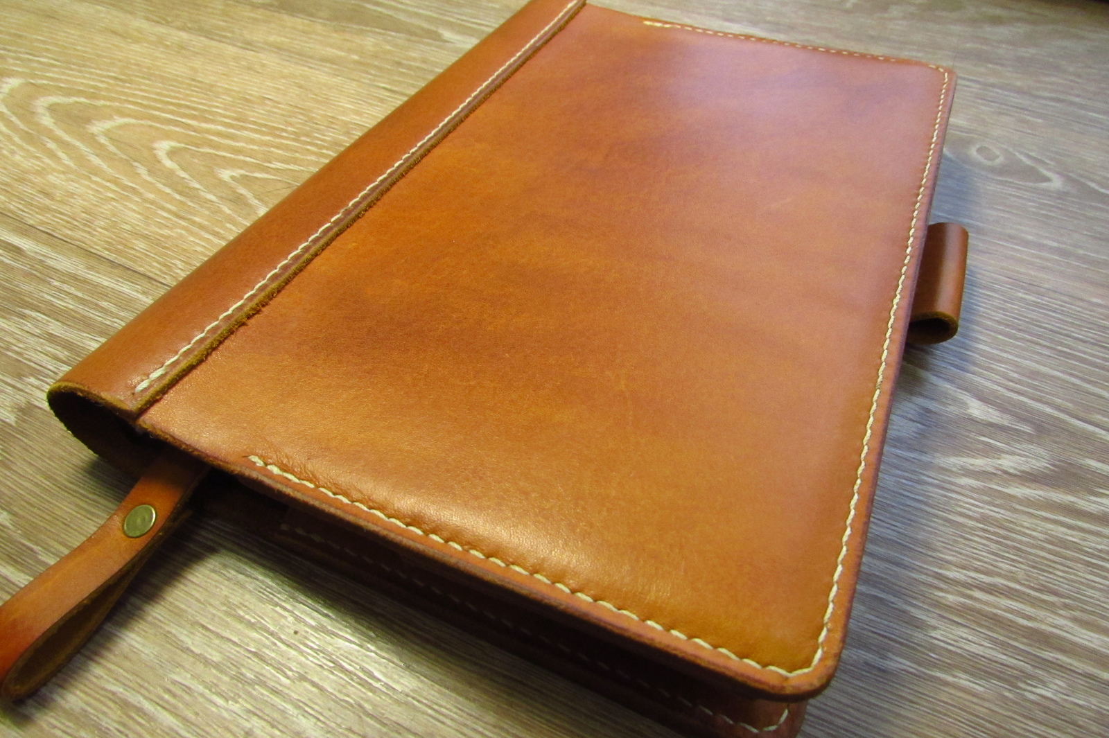 I made a cover for my diary. - My, Cover, Leather, Handmade, Needlework without process, Presents, Longpost