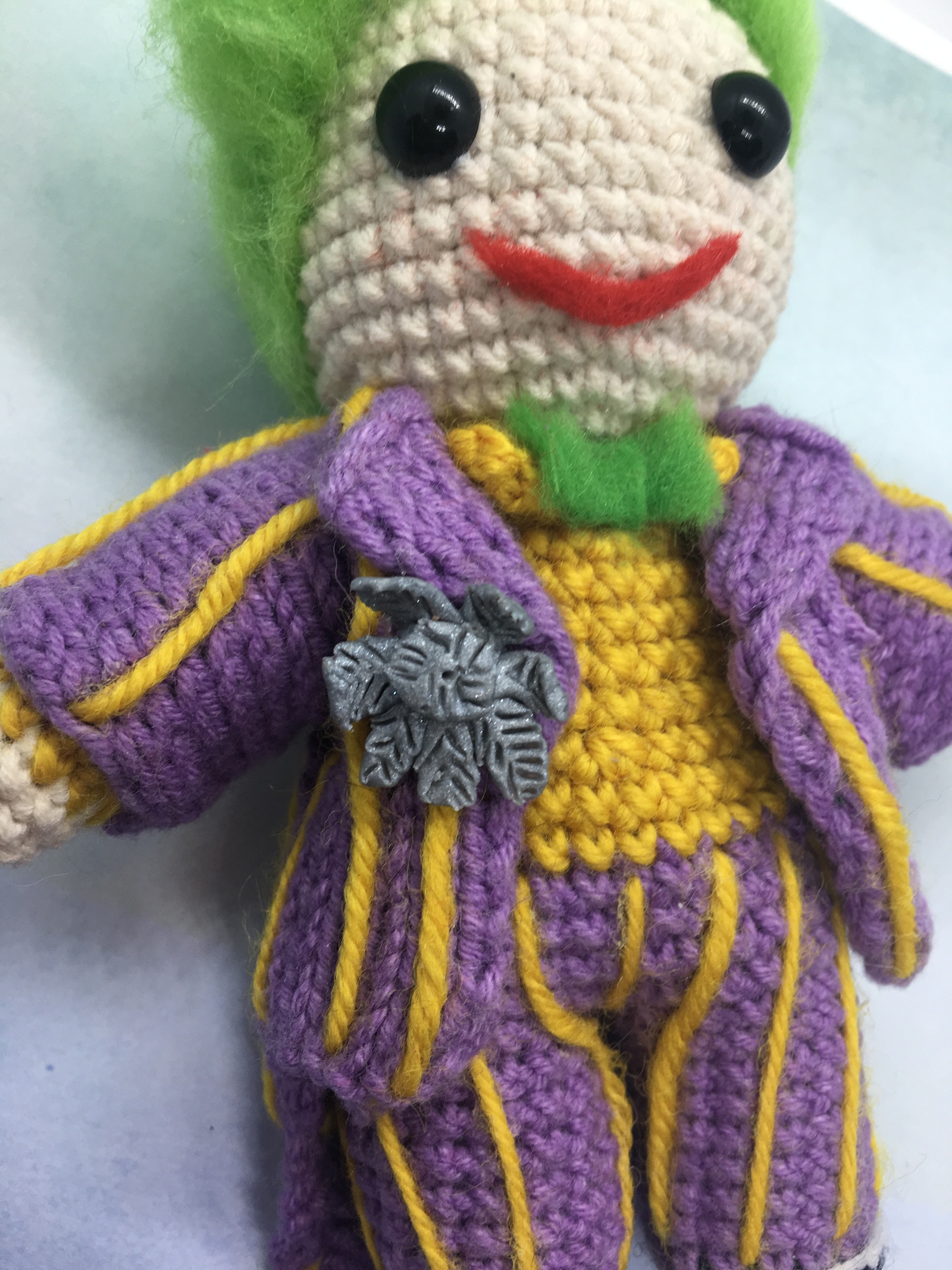 Baby Joker - My, Comics, Amigurumi, Dc comics, Joker, Longpost