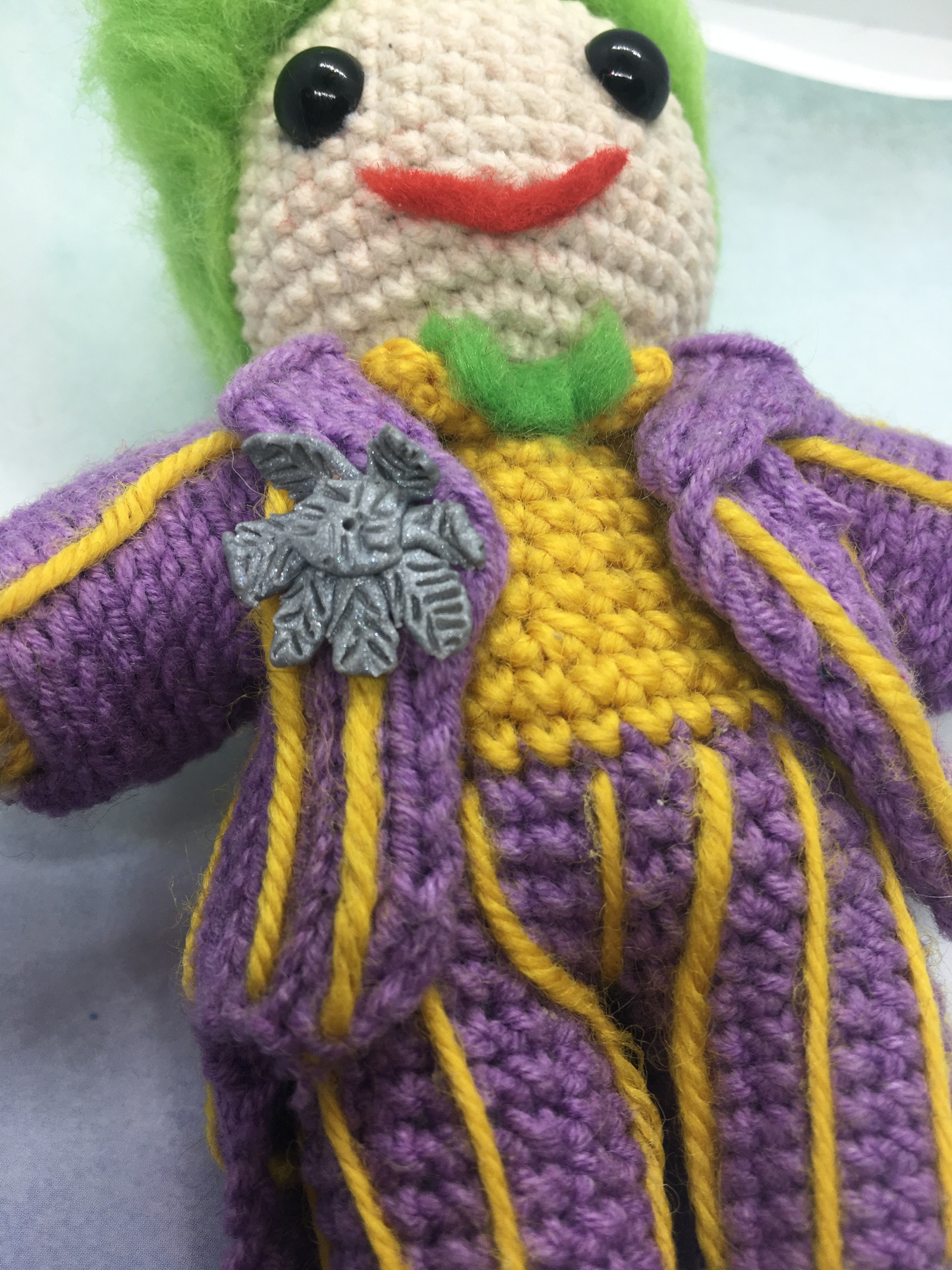 Baby Joker - My, Comics, Amigurumi, Dc comics, Joker, Longpost