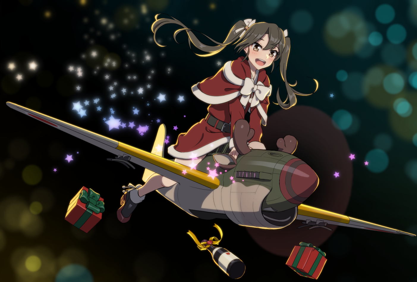 Santa Zui – kawaii Zui - Kantai Collection, Zuikaku, Аниме, Anime Art, Santa costume, Рождество