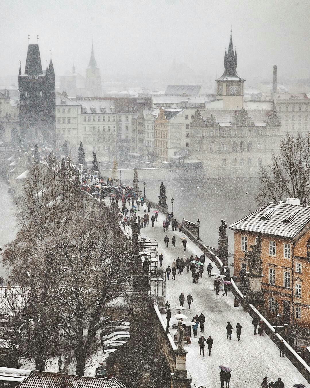 Winter Prague, Czech Republic - Prague, Czech, Snow, Winter, The photo, Nature, beauty, beauty of nature