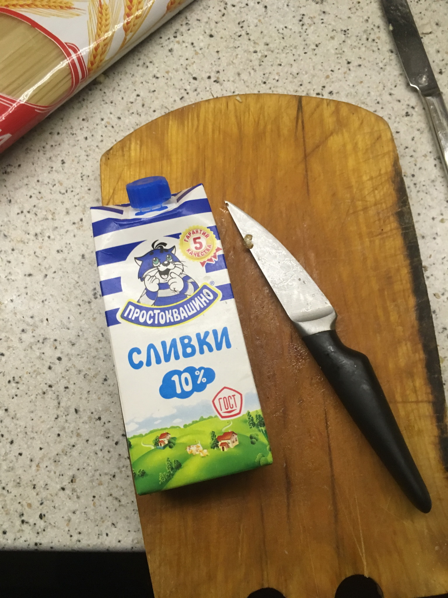 Вкусный ужин за 40 минут, включая поход в магазин - Моё, Макароны, Карбонара, Еда, Длиннопост