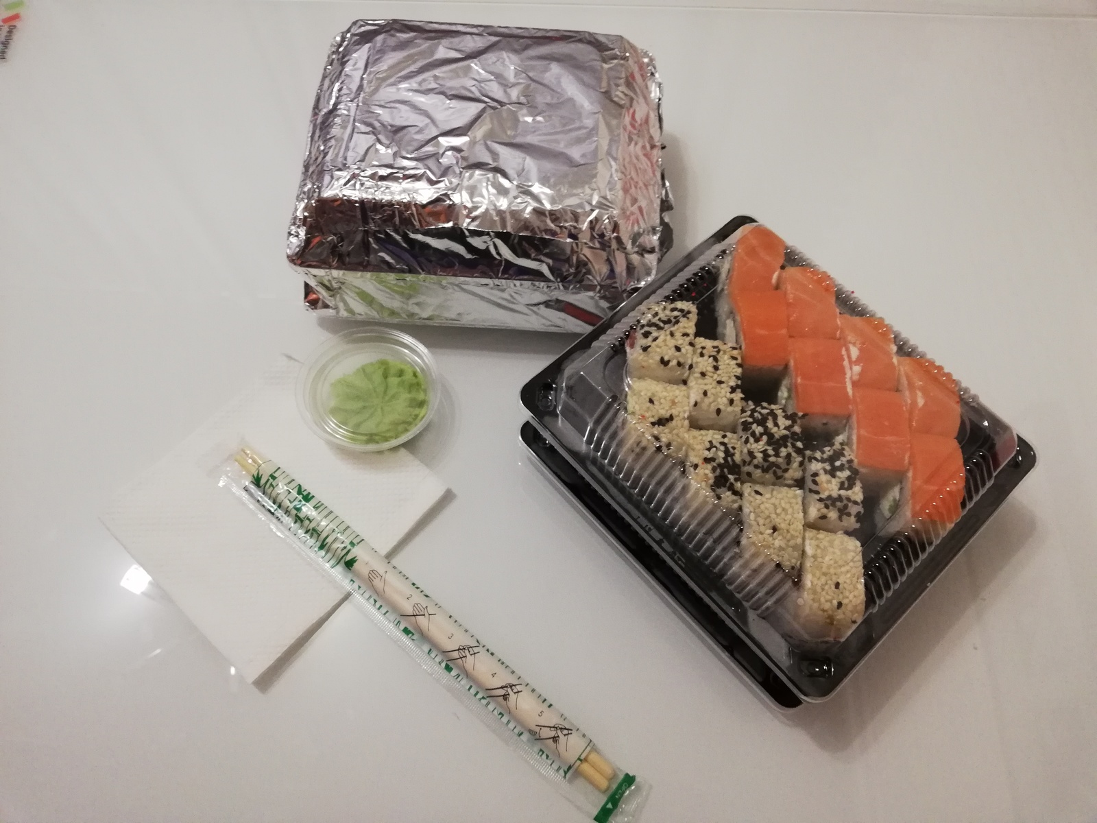 Overview of sushi delivery service Enjoysushi Novokuznetsk - My, Review, Sushi, Rolls, Delivery, Novokuznetsk, Longpost