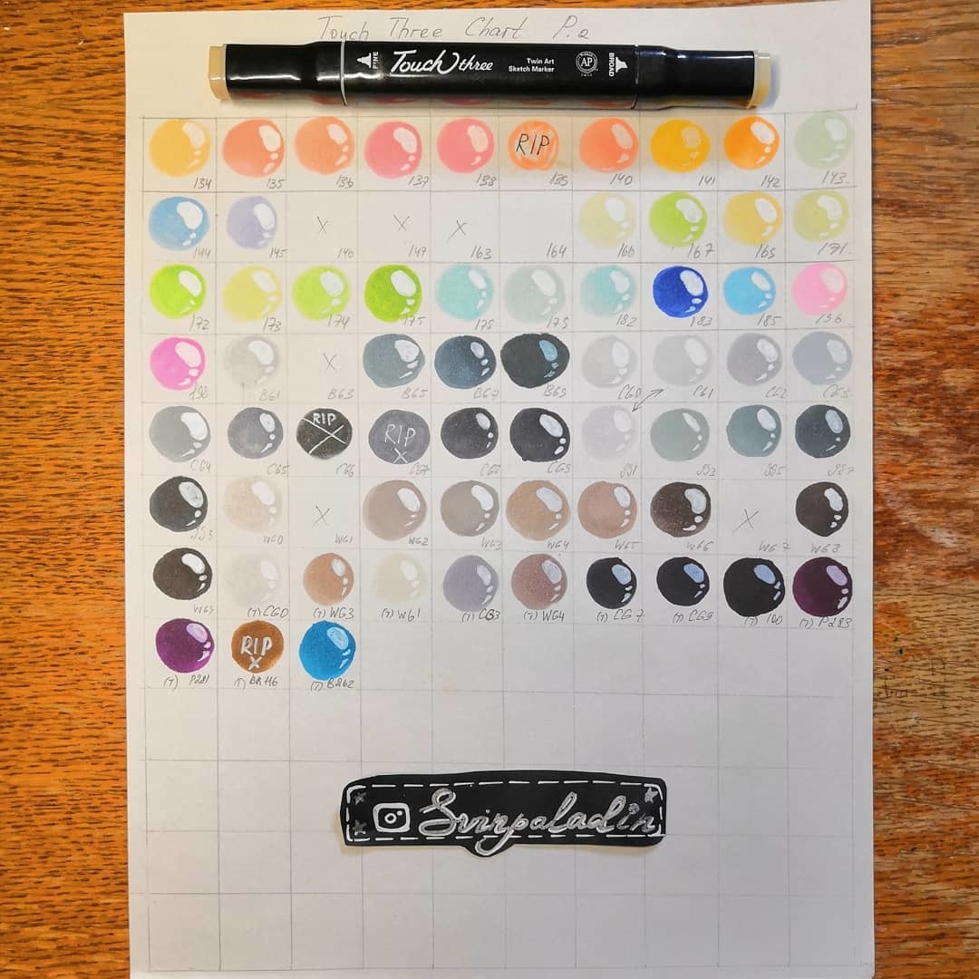 My Copic/Prismacolor Palette - My, Marker, Colour pencils, , Copic, , Longpost