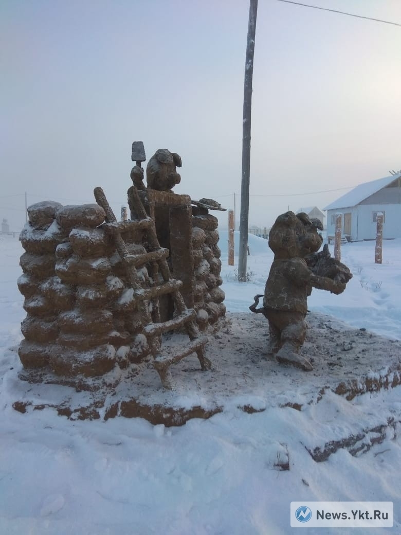 Folk sculptor Mikhail Bopposov from Yakutia presented his new creation! - Yakutia, , Sculptor Mikhail Bopposov, New Year, Longpost, Report