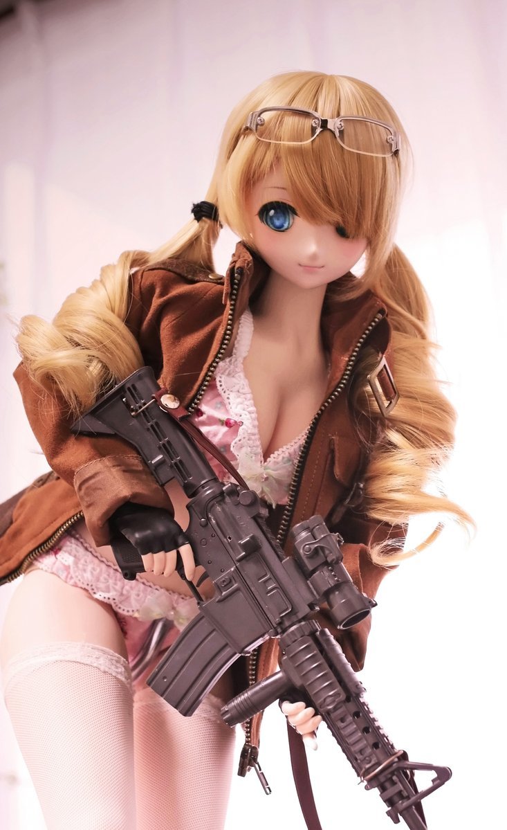 A collection of firearms dolls. - Jointed doll, A selection, Longpost