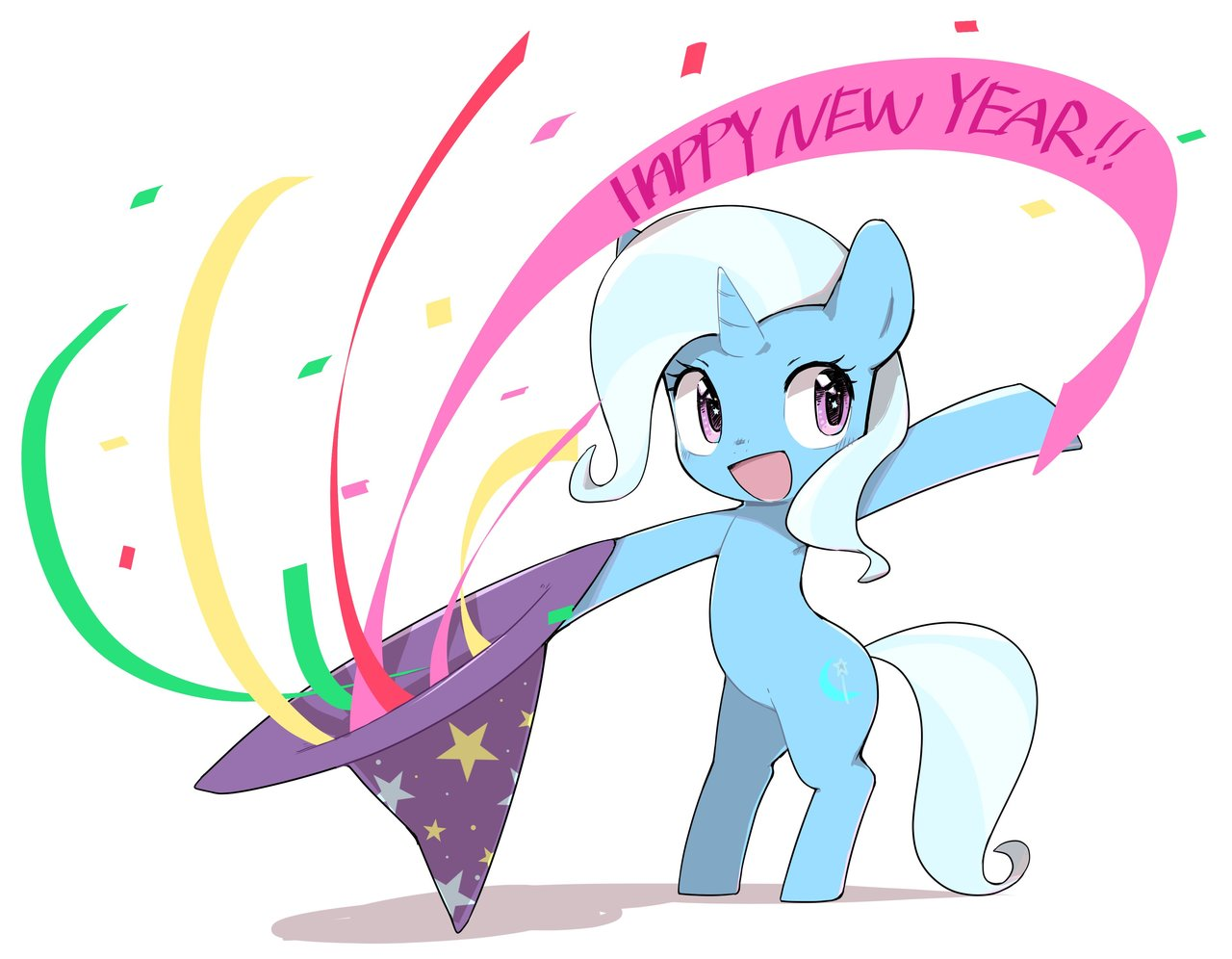 It's New Year's Eve today, think - My little pony, Trixie, 30clock