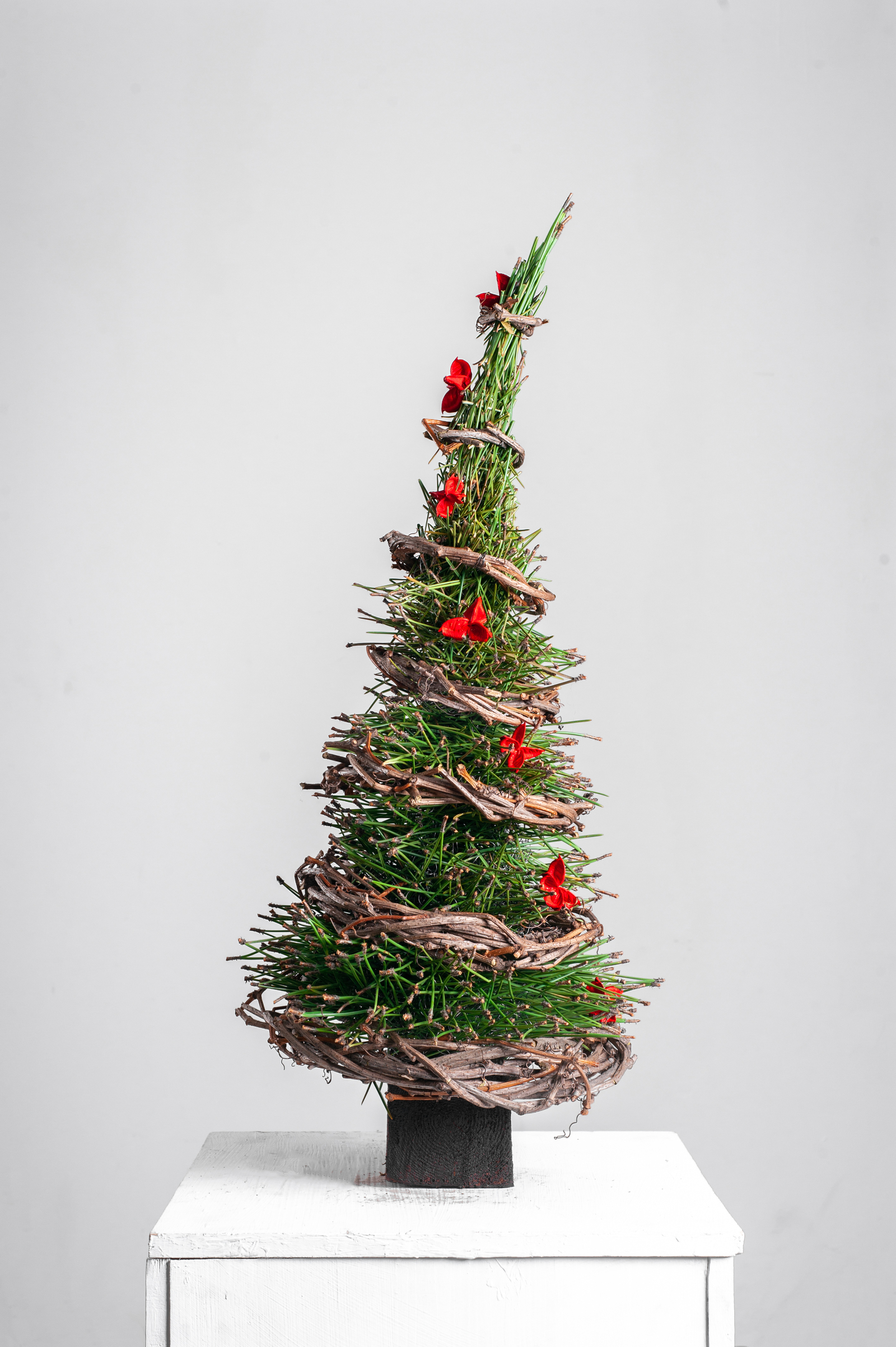 Made a Christmas tree for home and stuff. Happy new year friends! - My, Kazan, Havikozoki, Kazanflowerschool, New Year, Christmas trees, Christmas tree, Design, Longpost