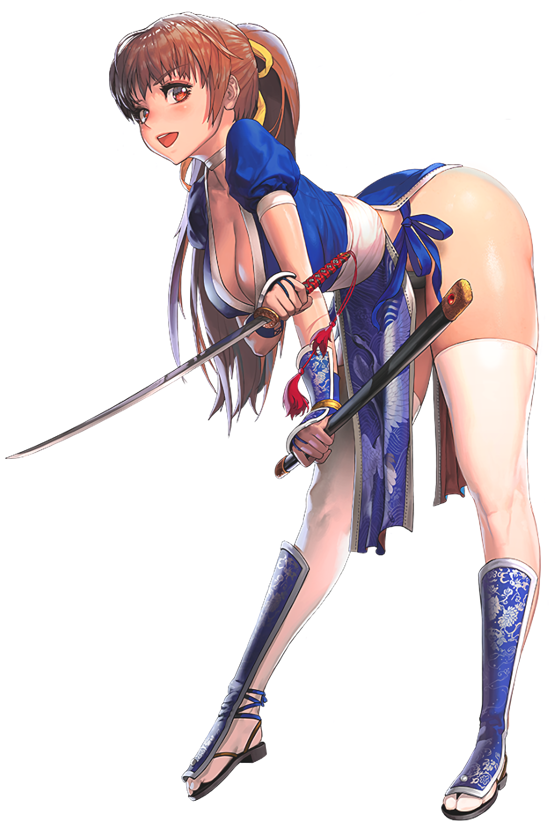 Kasumi - Anime, Art, Anime art, Dead or alive, Longpost, Dead Or Alive (game series)