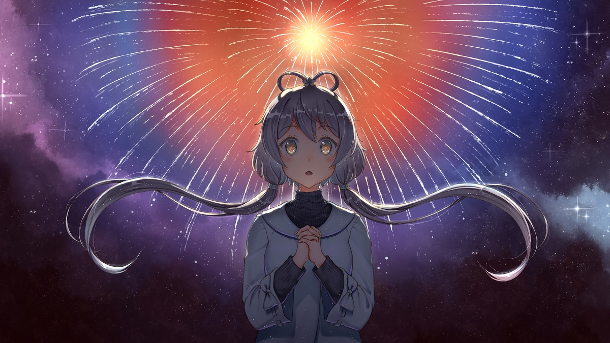Firework! - Anime, Not anime, Vocaloid, Luo tianyi, Anime art, Fireworks