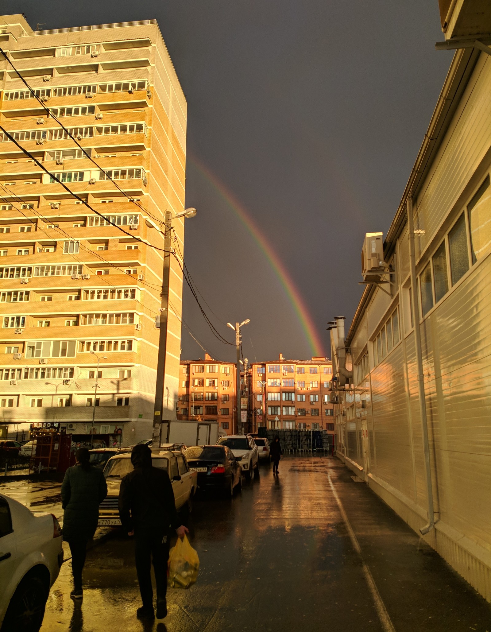 Krasnodar under the dome - My, Rainbow, Krasnodar, Longpost