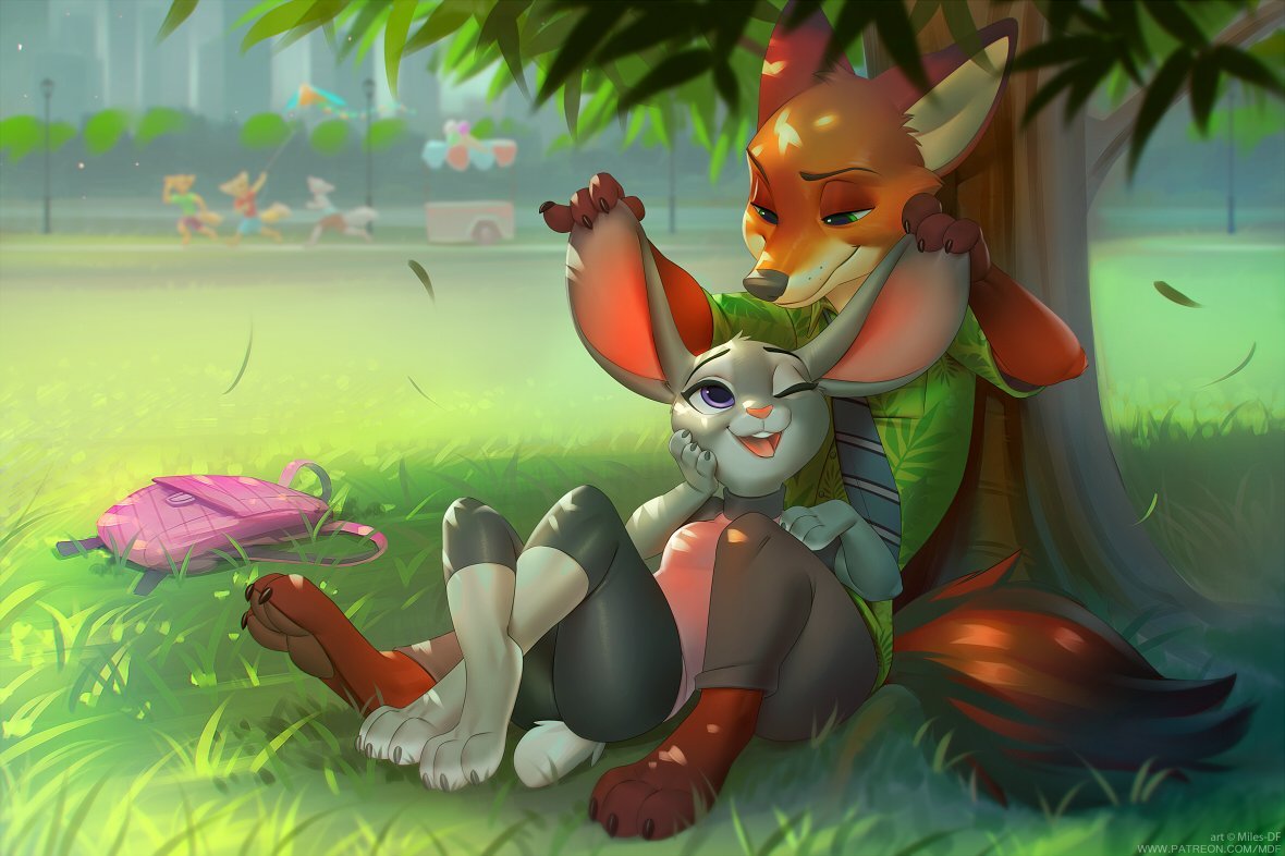 Ears - Zootopia, Nick and Judy, Art, Miles-Df