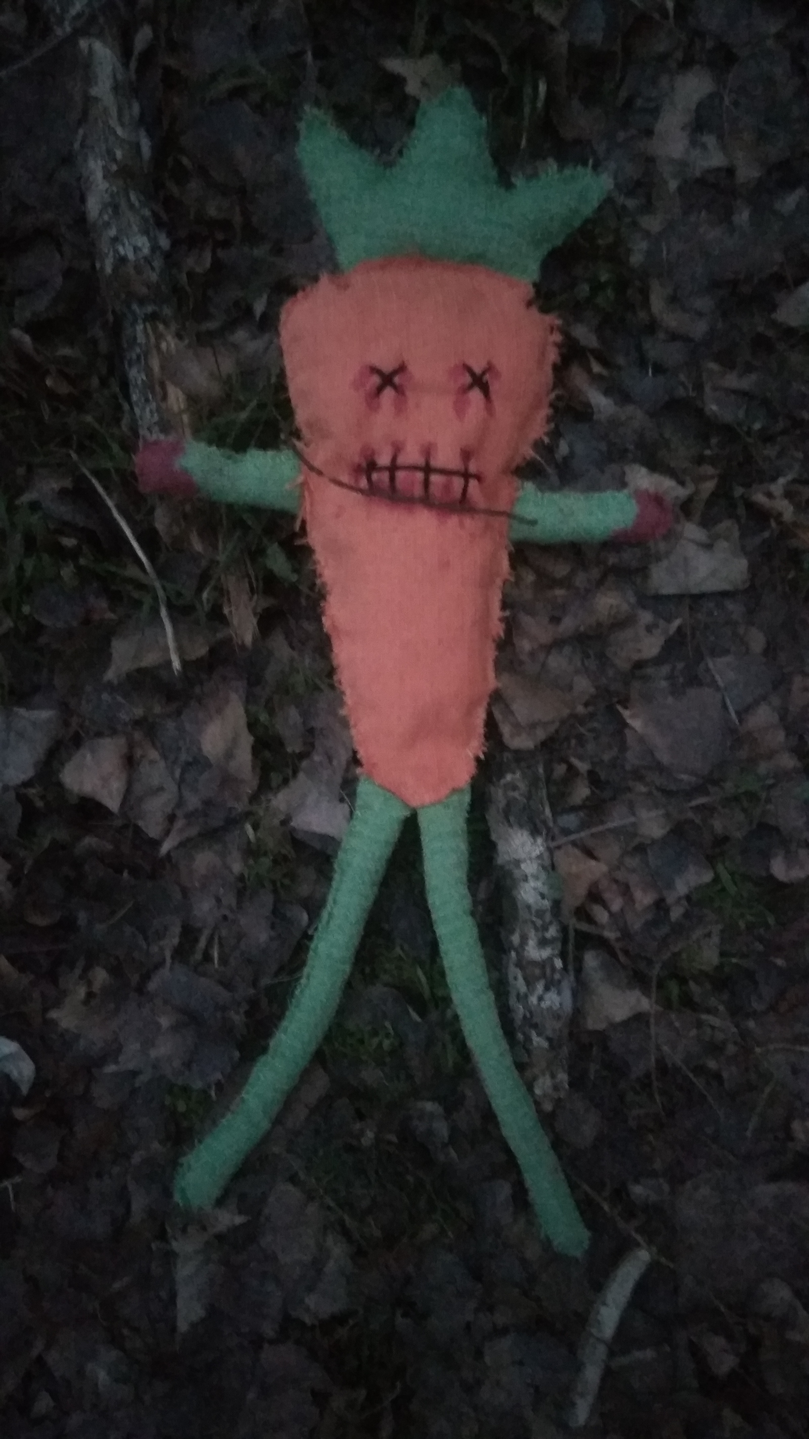 carrot revenge - My, Carrot, Soft toy, Doll, A voodoo doll, Longpost