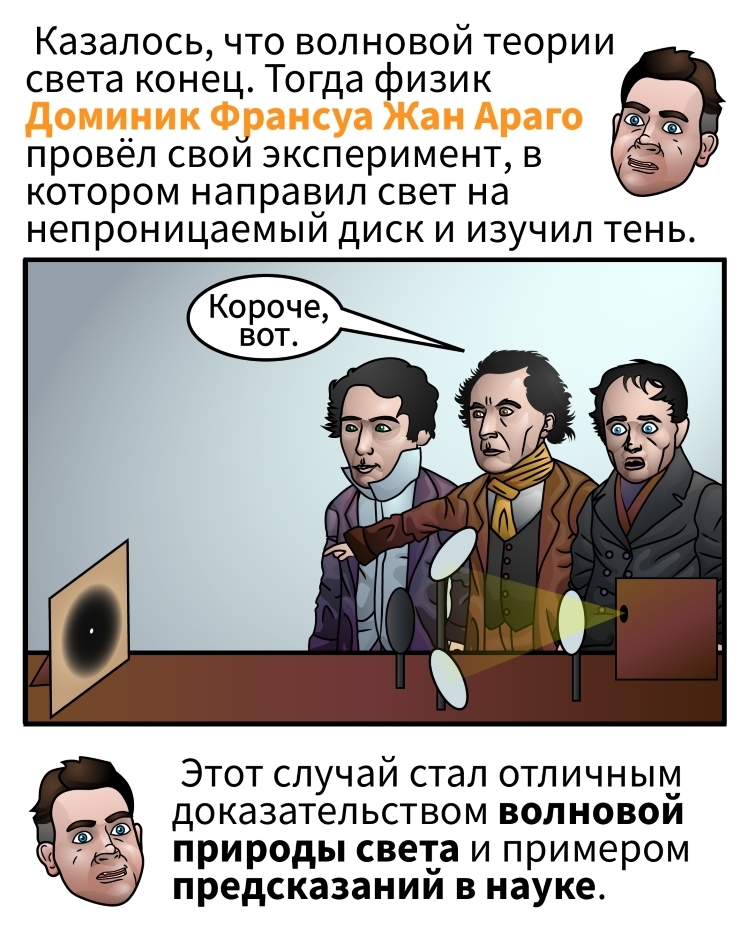 Пятно Араго-Пуассона - Моё, Наука, Физика, История, Анахорет, Длиннопост