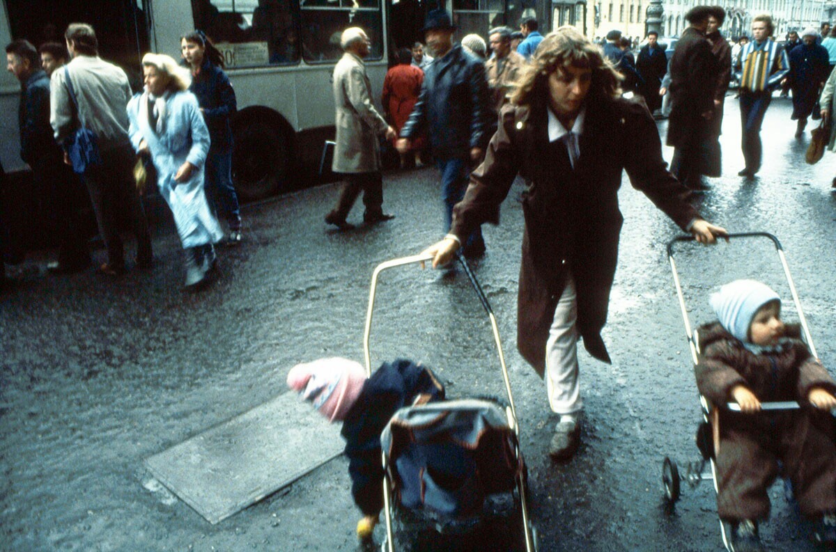 Leningrad in 1991 - Leningrad, Historical photo, the USSR, Longpost