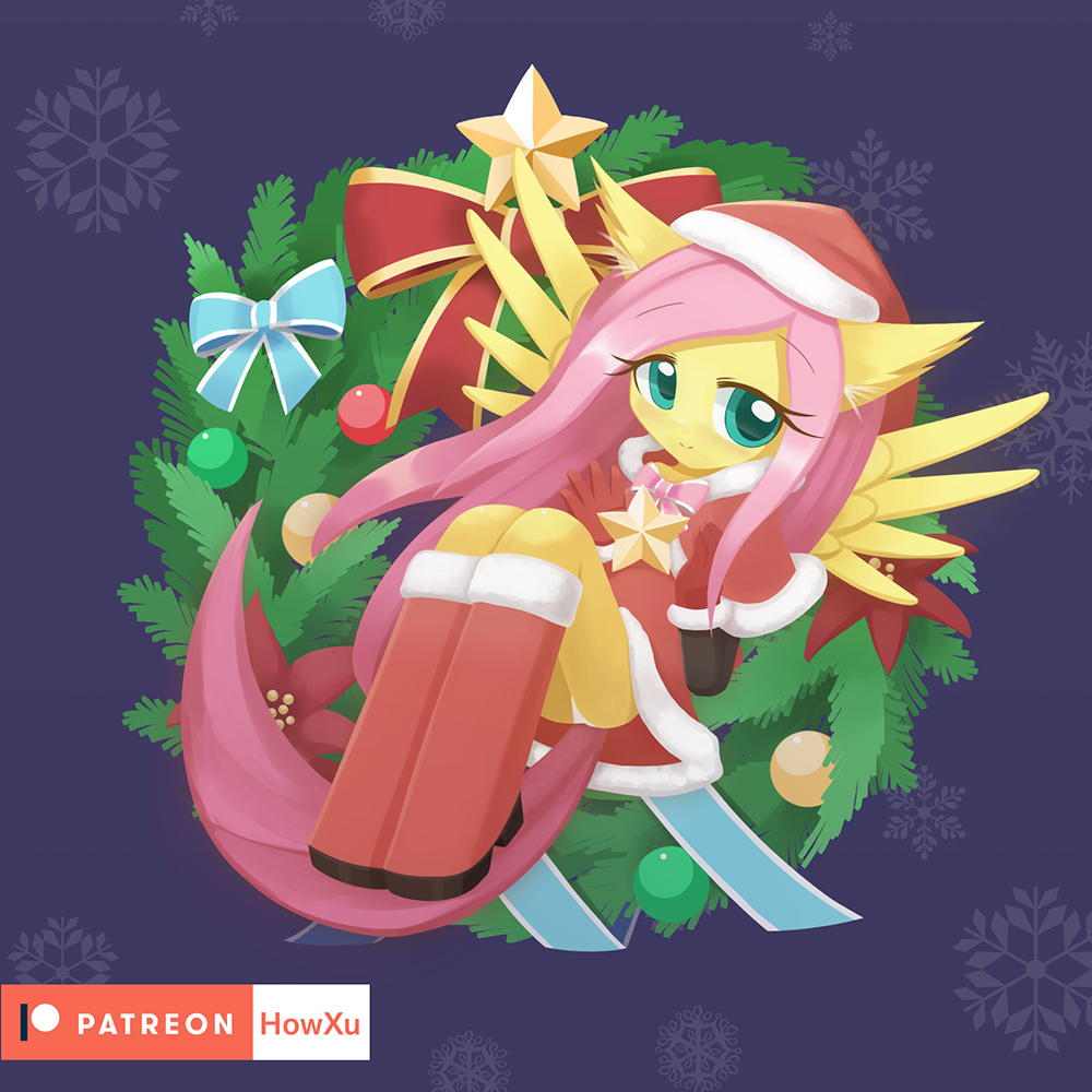 Happy holiday - My Little Pony, Twilight sparkle, Sunset Shimmer, Fluttershy, Антро, Howxu, Длиннопост