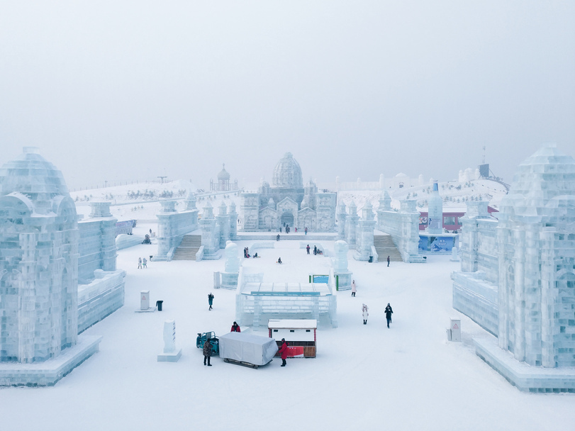 Snow and Ice Festival. - Harbin, Ice sculpture, Ice, China, The festival, , Longpost