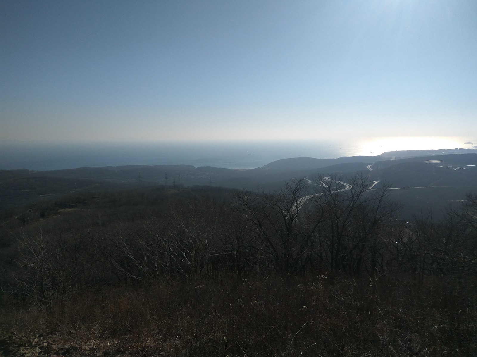 The beauty of nature from the height of Vladivostok forts - My, Fort, Vladivostok, Nature, Walk, Slippers, Longpost, Photo on sneaker