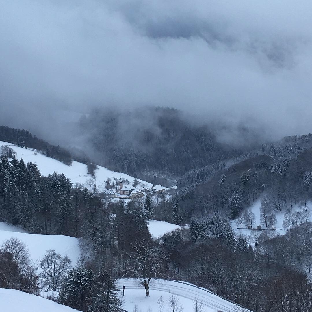 Amazing view. Bolschweil, Upper Black Forest - My, The photo, Germany, Winter, Longpost