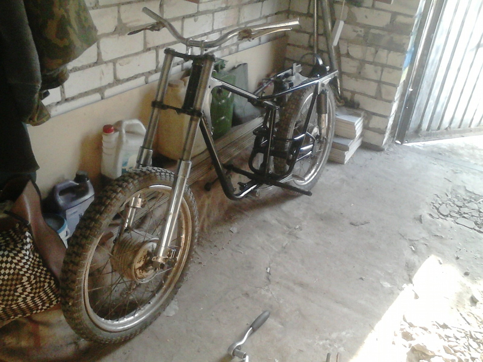 My Minsk from scrap metal - My, Minsk, Moto, Motorcycles, From dirt to Kings, Longpost