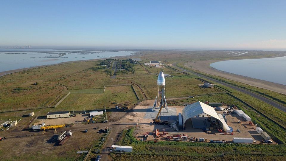 Строящийся космодром в Бока Чика, 13.01.2019 - Илон Маск, SpaceX, Starship, Космос, Длиннопост