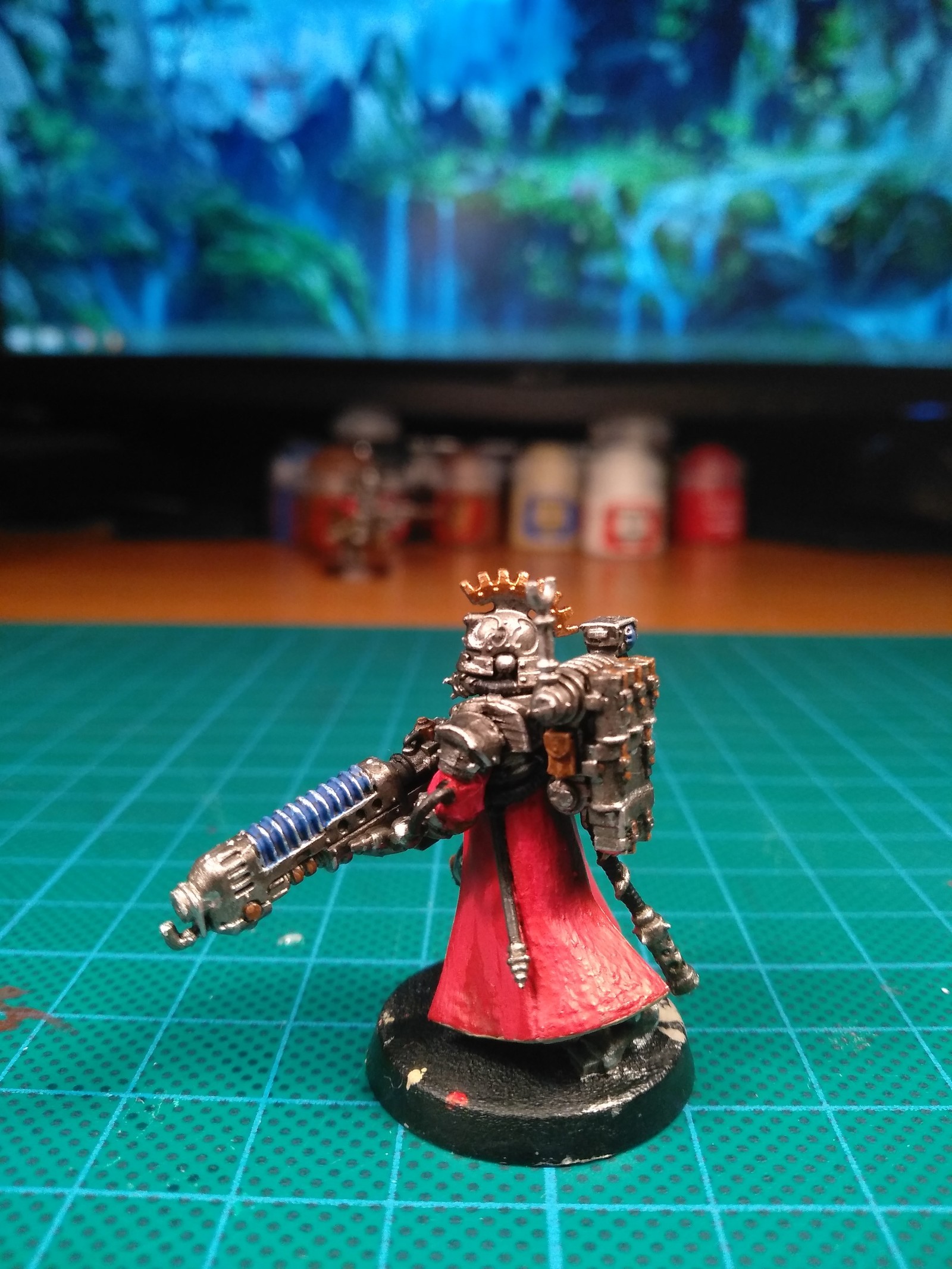 And here comes the second miniature - My, Warhammer 40k, Skitarii, Miniature, Hobby, Painting, Longpost, Wh miniatures