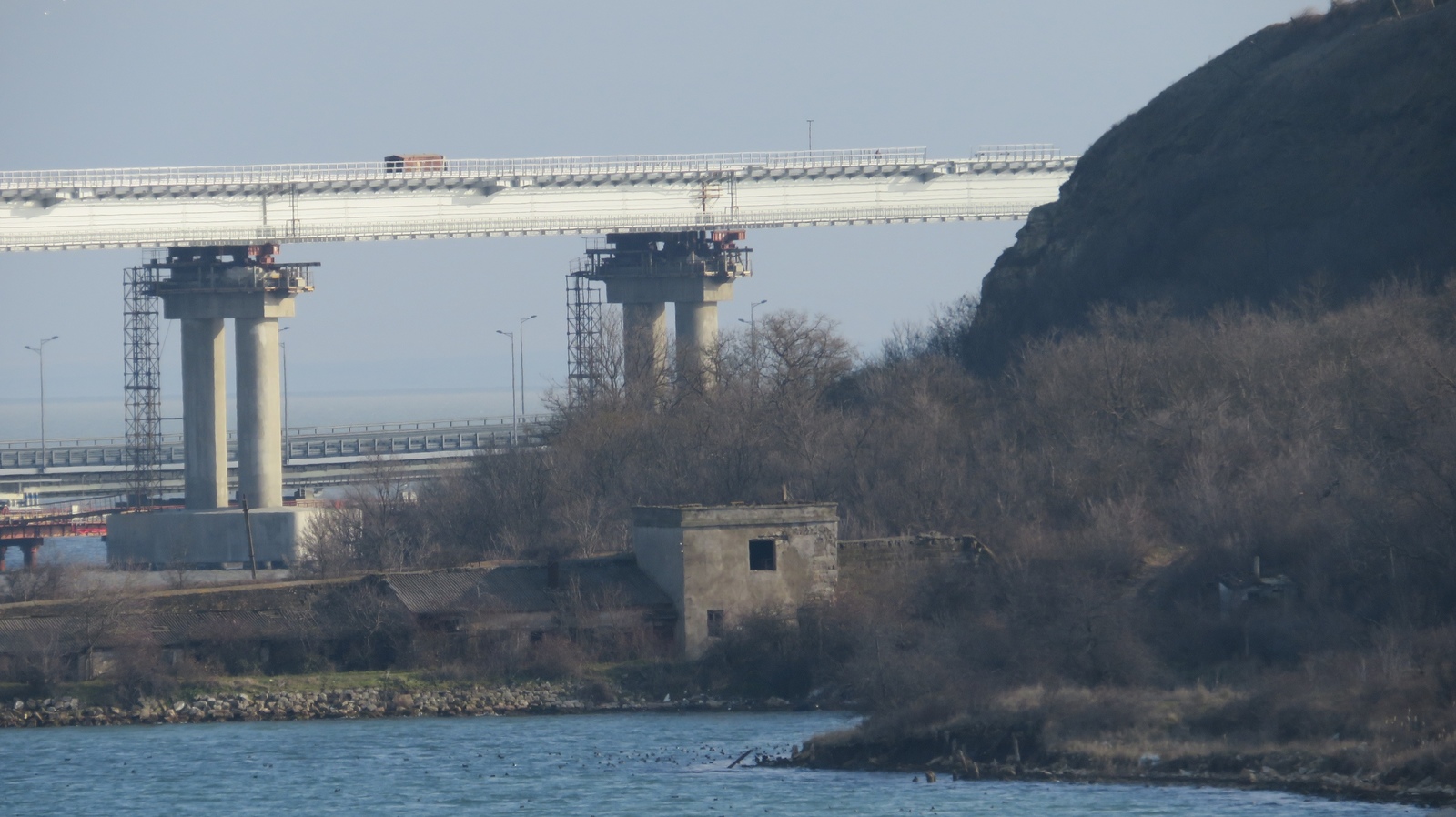 Crimea. Crimean bridge. Details of the construction of the railway. 24 photos. - Crimea, Kerch, Crimean bridge, Railway, Building, Video, Longpost