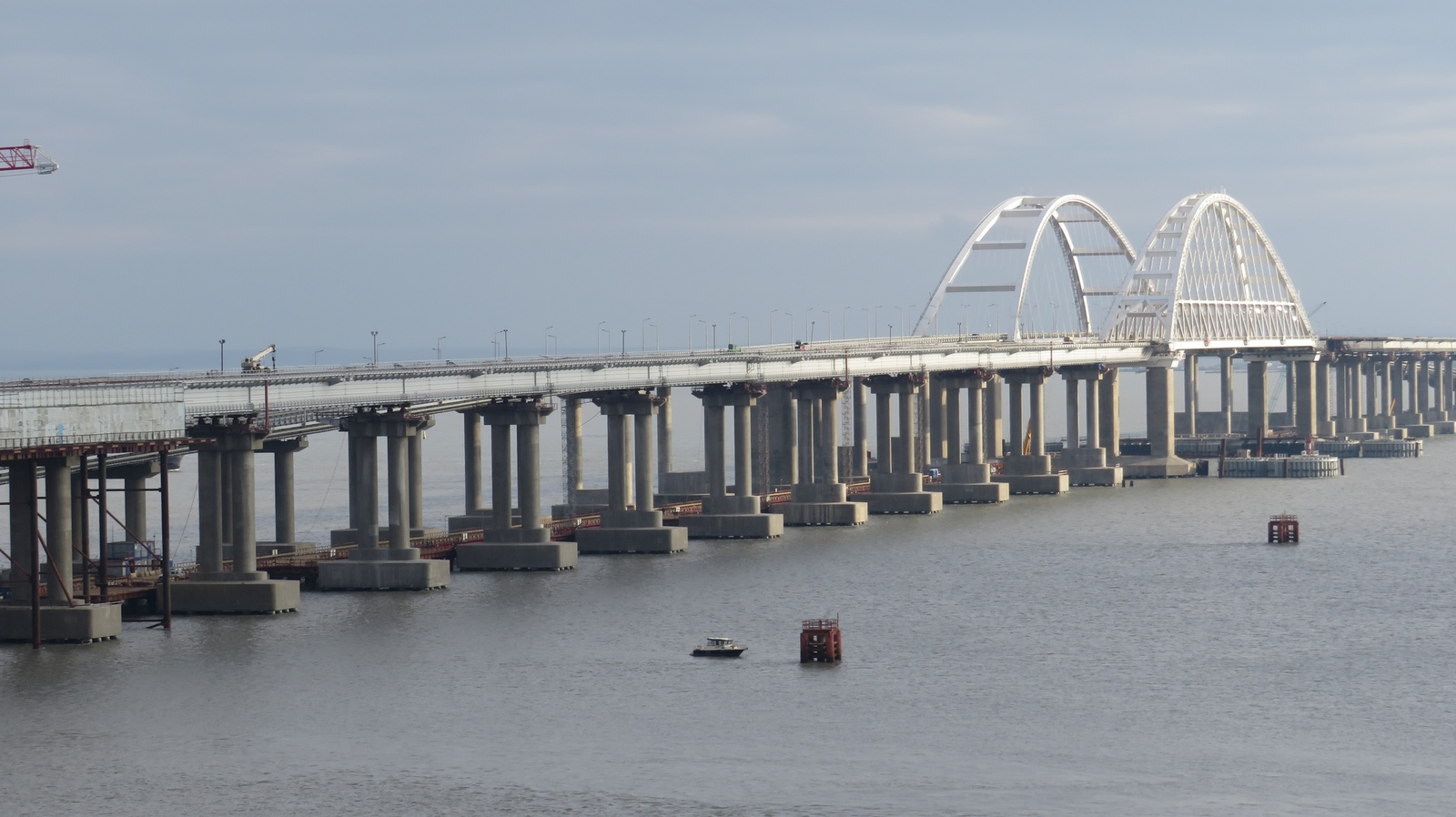 Crimea. Crimean bridge. Details of the construction of the railway. 24 photos. - Crimea, Kerch, Crimean bridge, Railway, Building, Video, Longpost