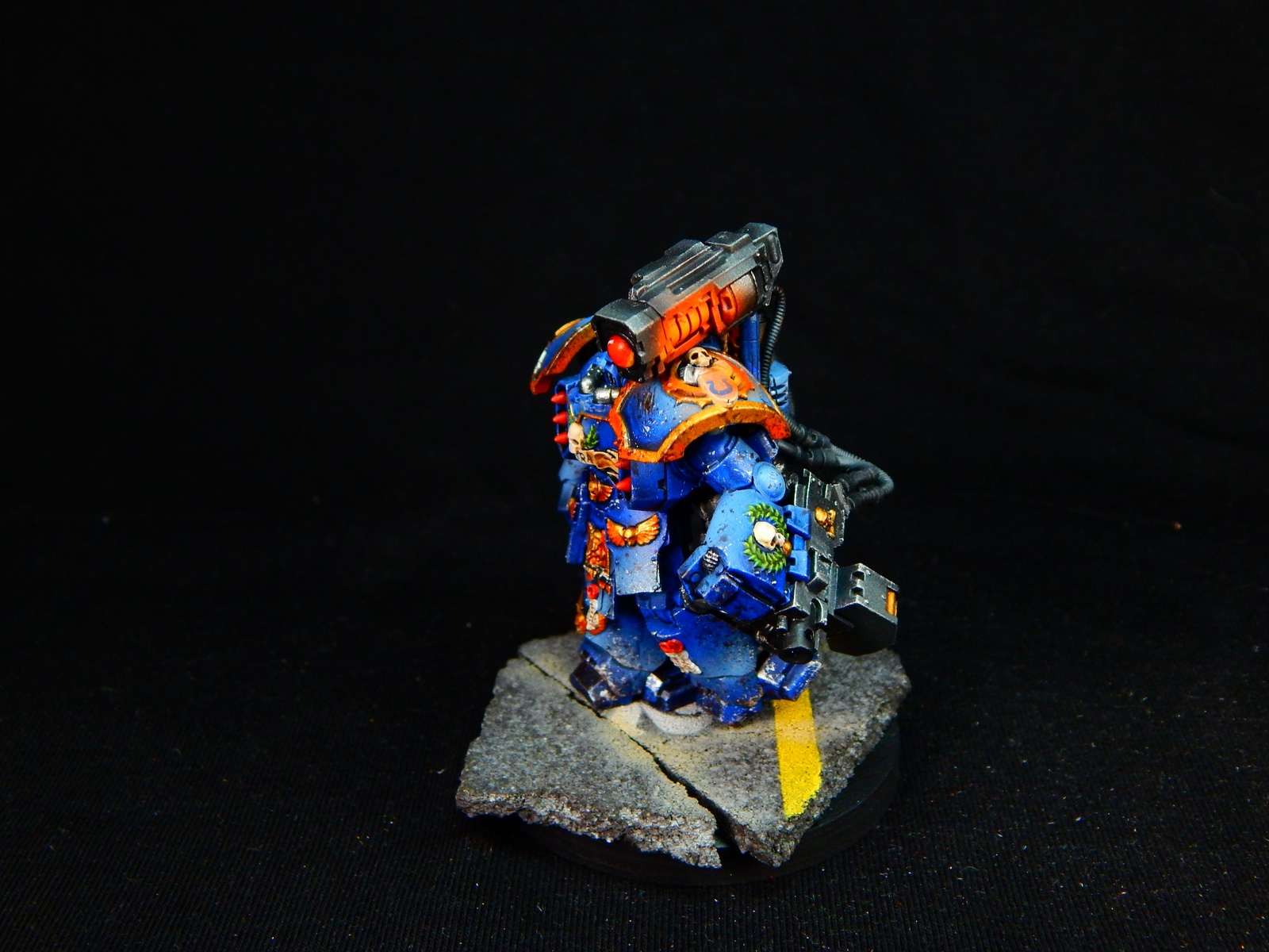 Space Marine Centurions - My, Warhammer 40k, Wh painting, Wh miniatures, Ultramarines, Miniature, Painting miniatures, Longpost