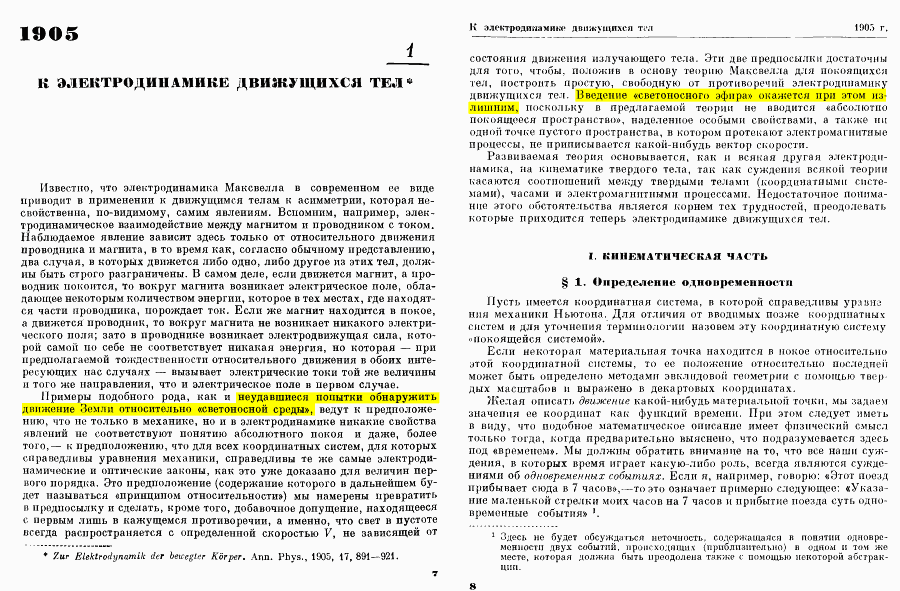 Aether wind: how the speed of 10 kilometers per second was declared zero - My, Ether, Albert Einstein, Theory of relativity, MSU, The science, Experiment, RAS, Michelson, Longpost